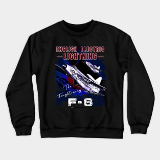 English Electric Lightning F-6 British Vintage Fighter Jet Crewneck Sweatshirt